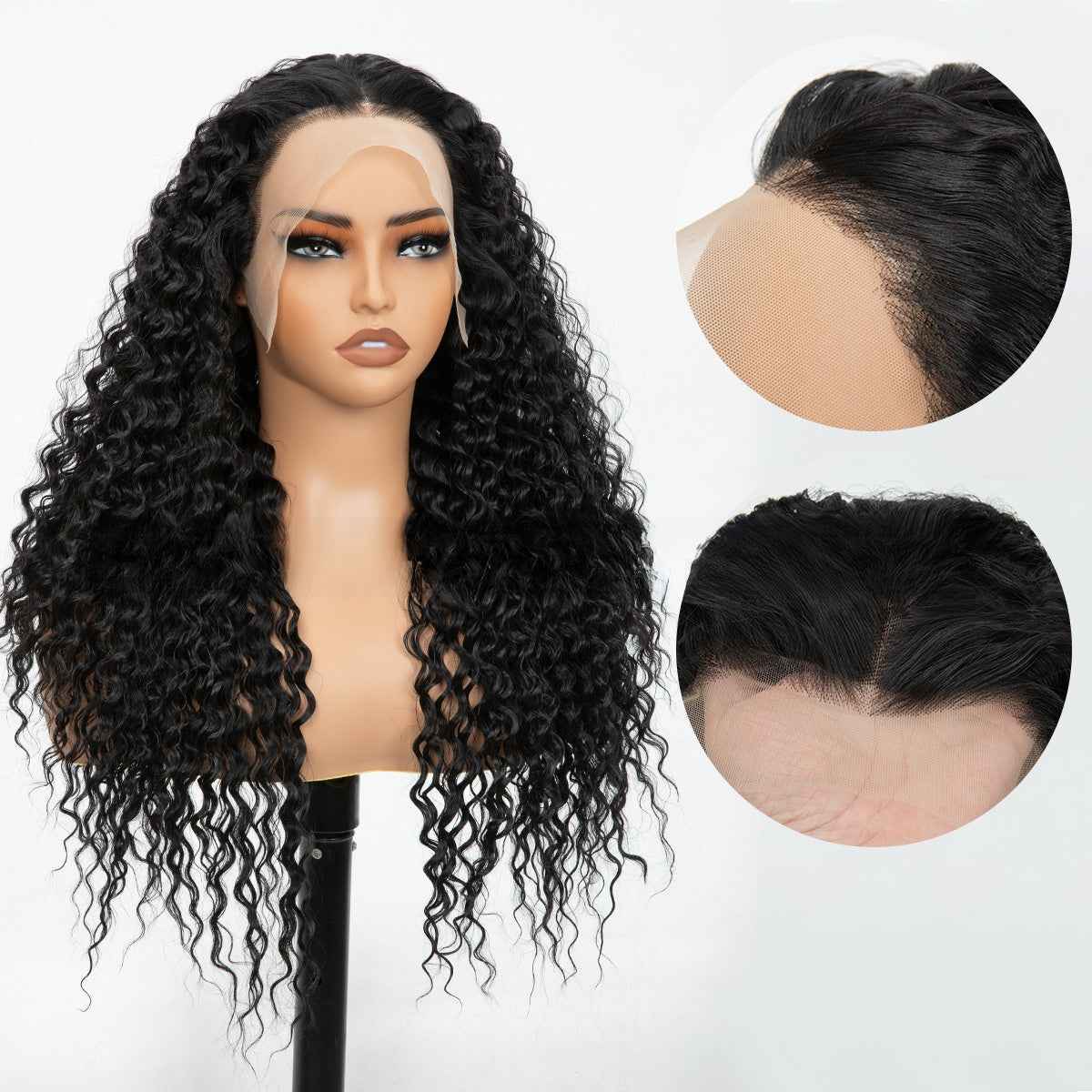 Long Curly Lace Front Synthetic Wig