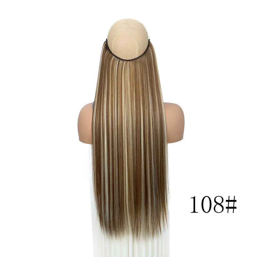 One-piece hair extension piece