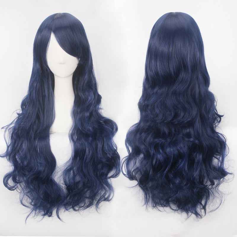 Long Curly Synthetic Wig with Button Net
