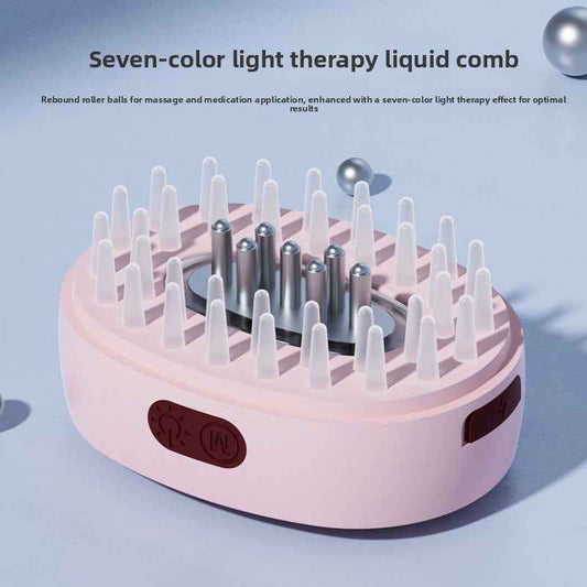Scalp Massager Comb with Red Light Therapy