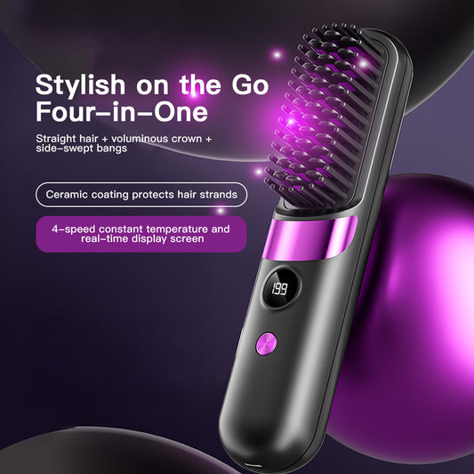 Cordless Hair Straightener Comb