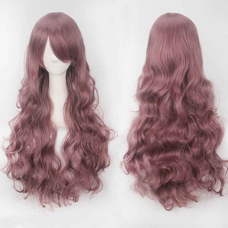 Long Curly Synthetic Wig with Button Net