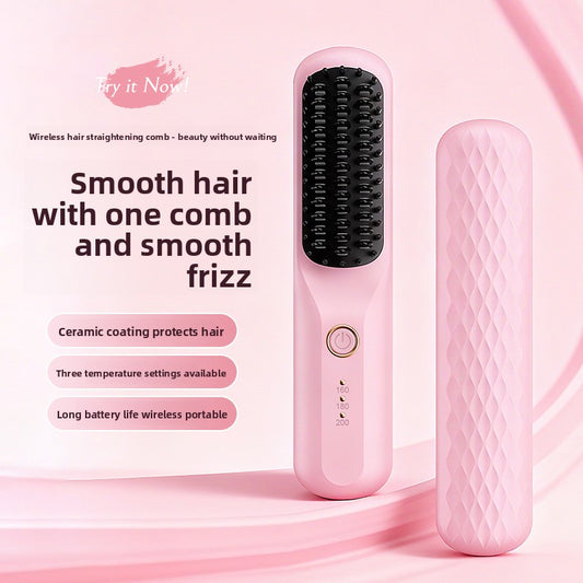 SheNova Wireless hair straightener brush comb