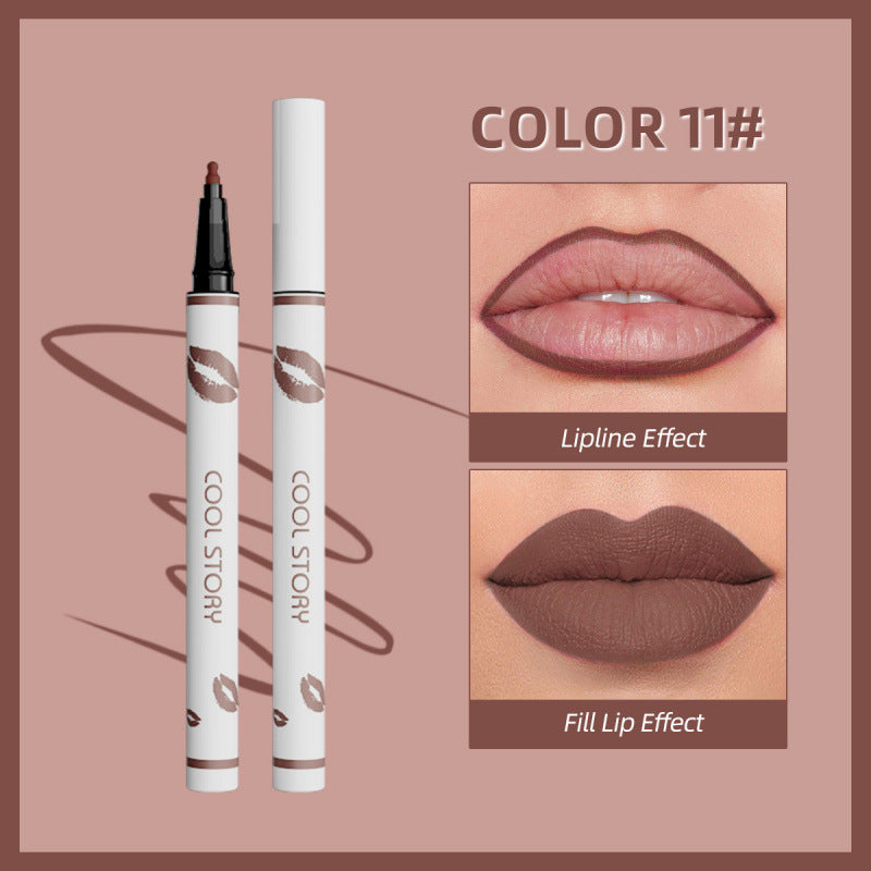 Matter flüssiger Lippenstift-Stift