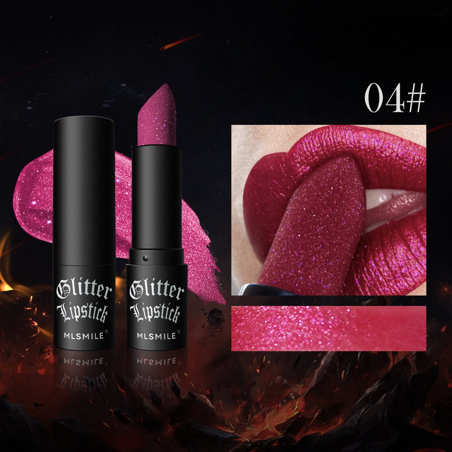 MLSMILE Lippenstift Make-up