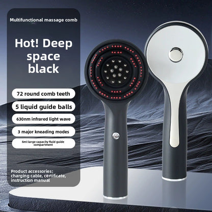 Rotlichttherapie-Kopfhautmassagekamm
