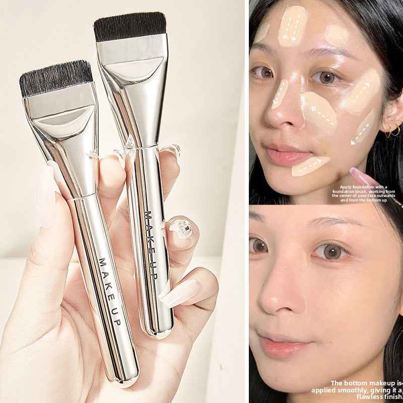 Professional Flat Head Foundation Makeup Brush