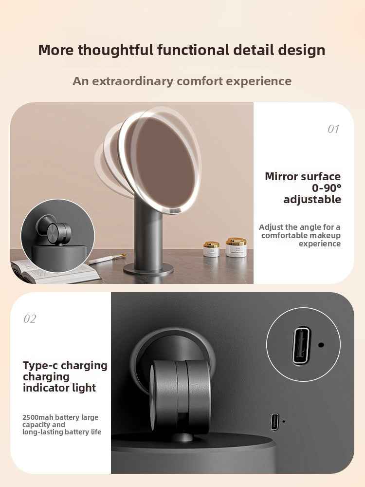 LED Lighted Makeup Mirror with Adjustable Daylight