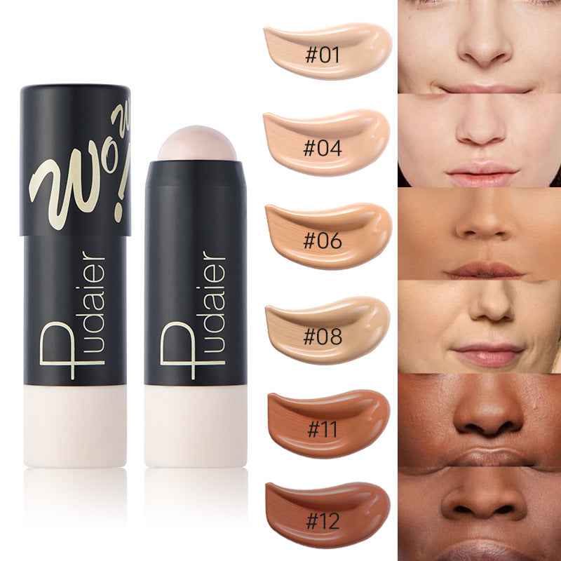 Long-lasting, color-enhancing, and smudge-proof foundation stick