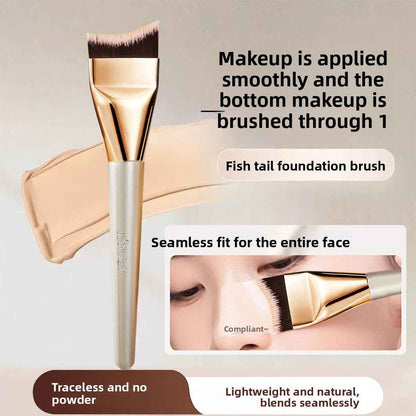 Professional Flat Head Foundation Makeup Brush