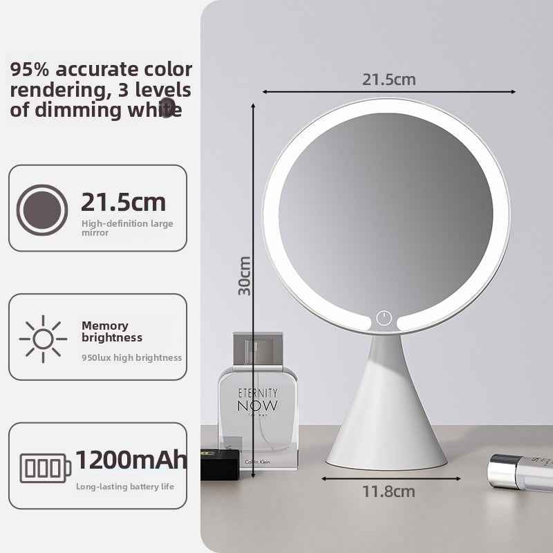 LED Lighted Makeup Mirror with Adjustable Daylight