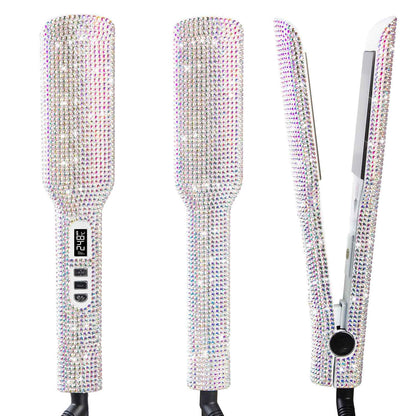 Crystal Diamond Hair Straightener Flat Iron