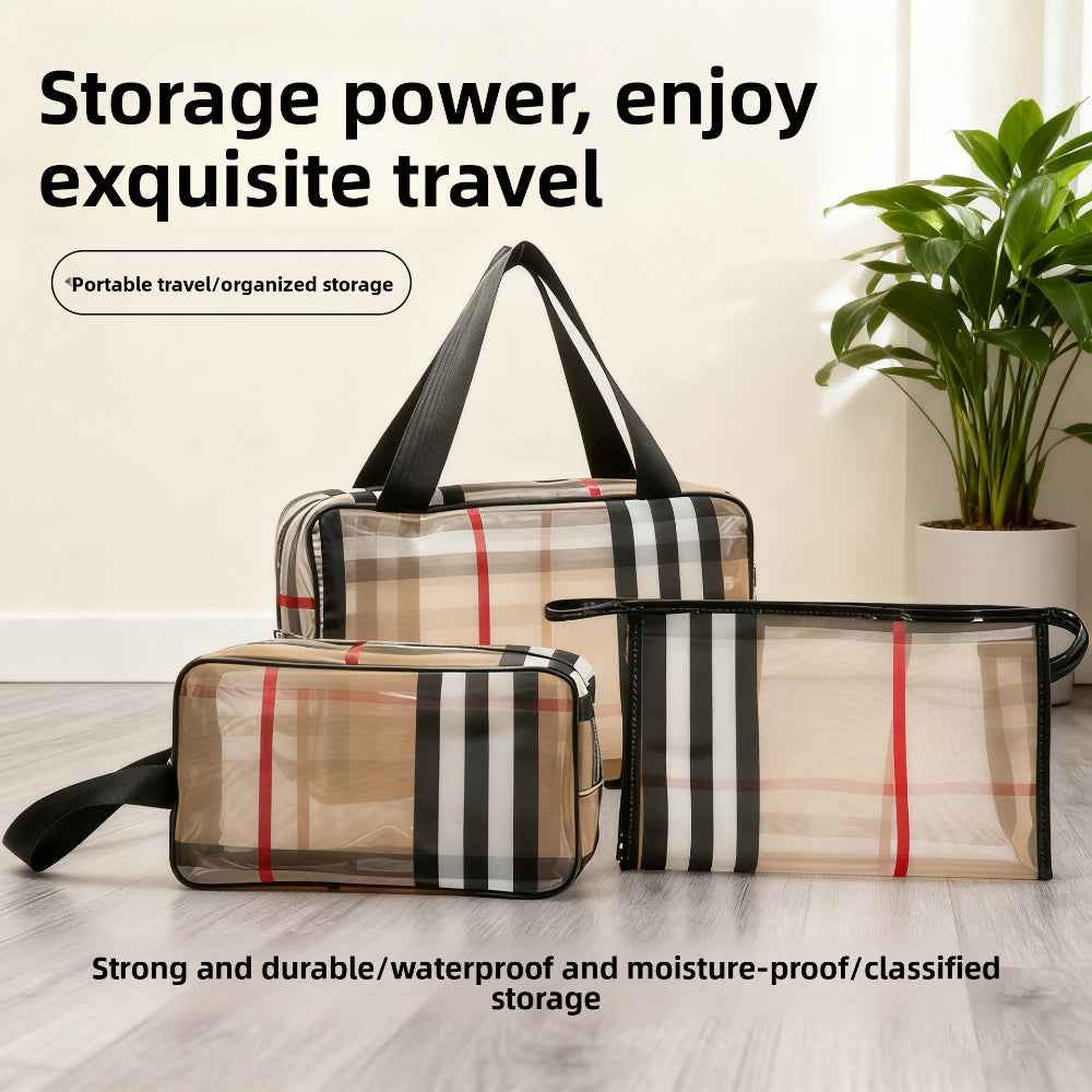 Portable makeup bag storage box