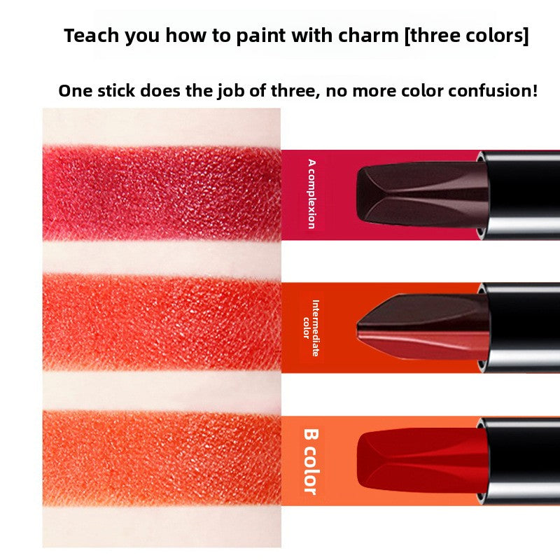 MZV Matter Lippenstift mit drei Farben