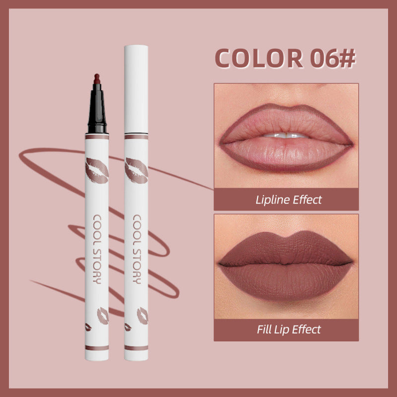 Matter flüssiger Lippenstift-Stift