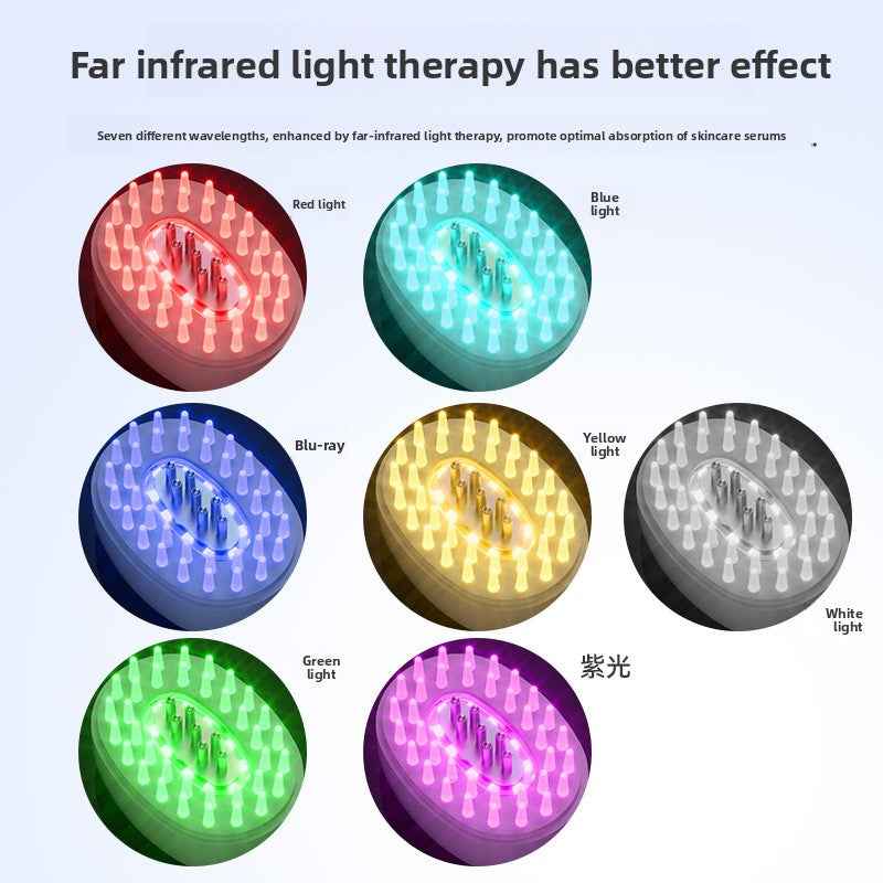 Scalp Massager Comb with Red Light Therapy