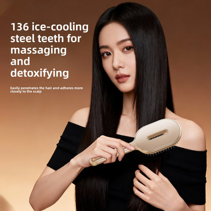 Air Cushion Comb with Anti-Static Steel Pins