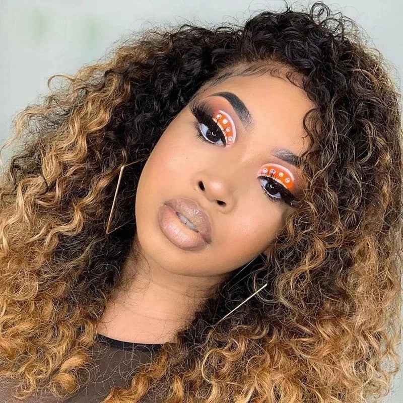 Front Lace Synthetic Curly Wig
