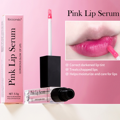 Ibcccndc Lippenlotion Lippenstift Lipgloss Rosa Lippen-Essenz