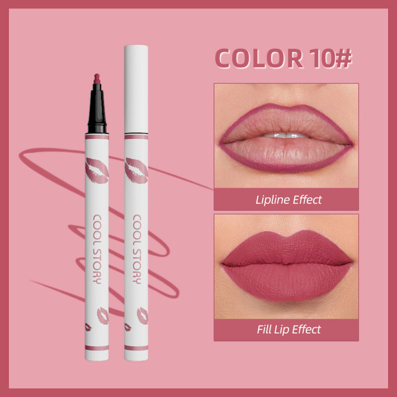 Matter flüssiger Lippenstift-Stift
