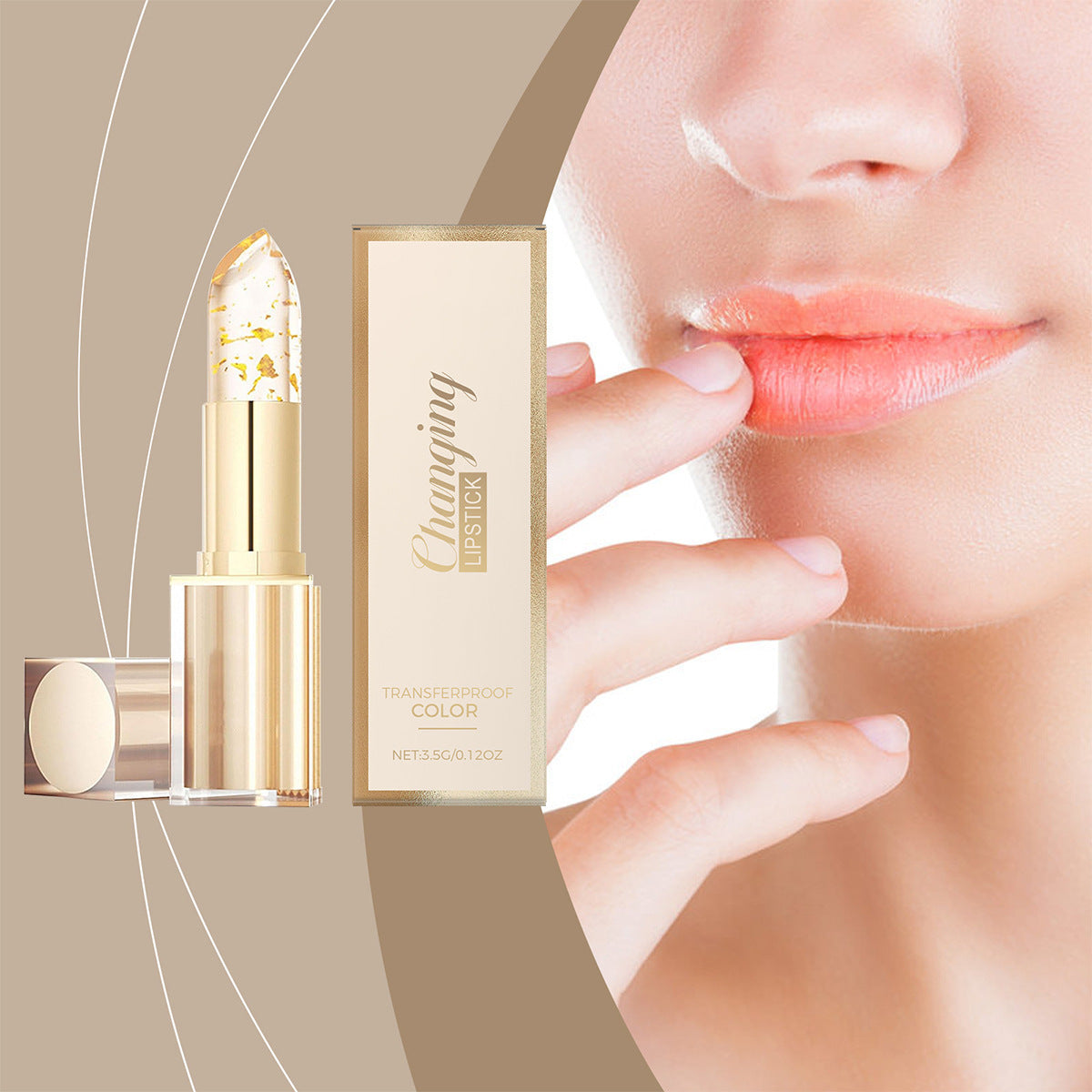 Farbwechselnder Lippenstift