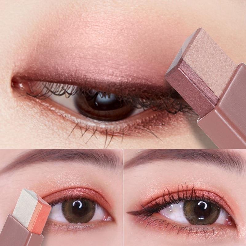 Duo-Lidschattenstift mit Glitzer- und mattem Finish