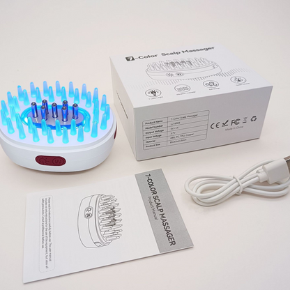 Scalp Massager Comb with Red Light Therapy