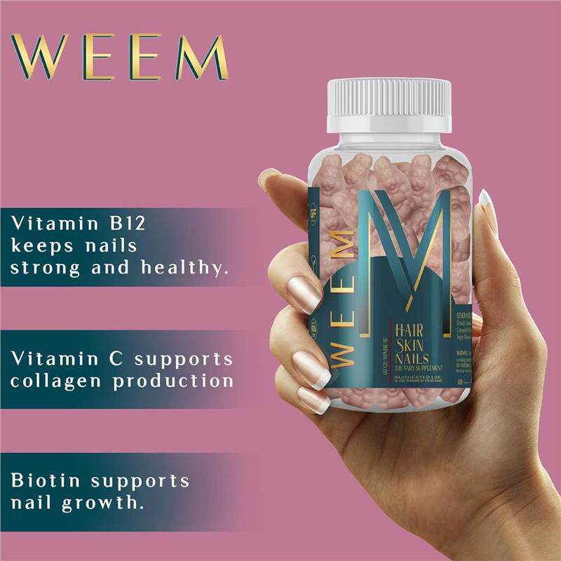 Vitamin Haar-Gummis mit Biotin