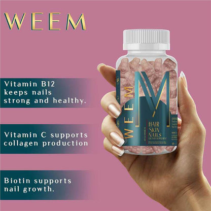 Vitamin Haar-Gummis mit Biotin
