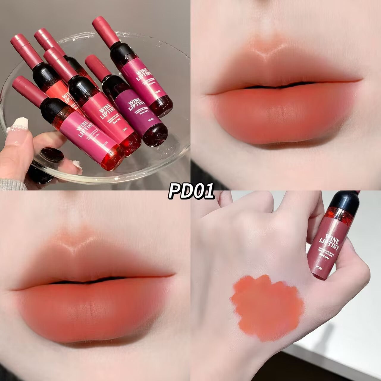 Wein-Lippenstift-Creme