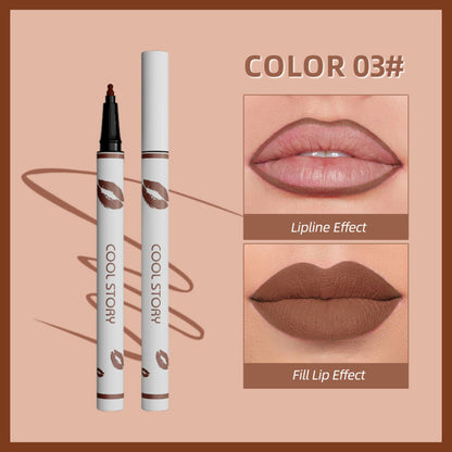 Matter flüssiger Lippenstift-Stift