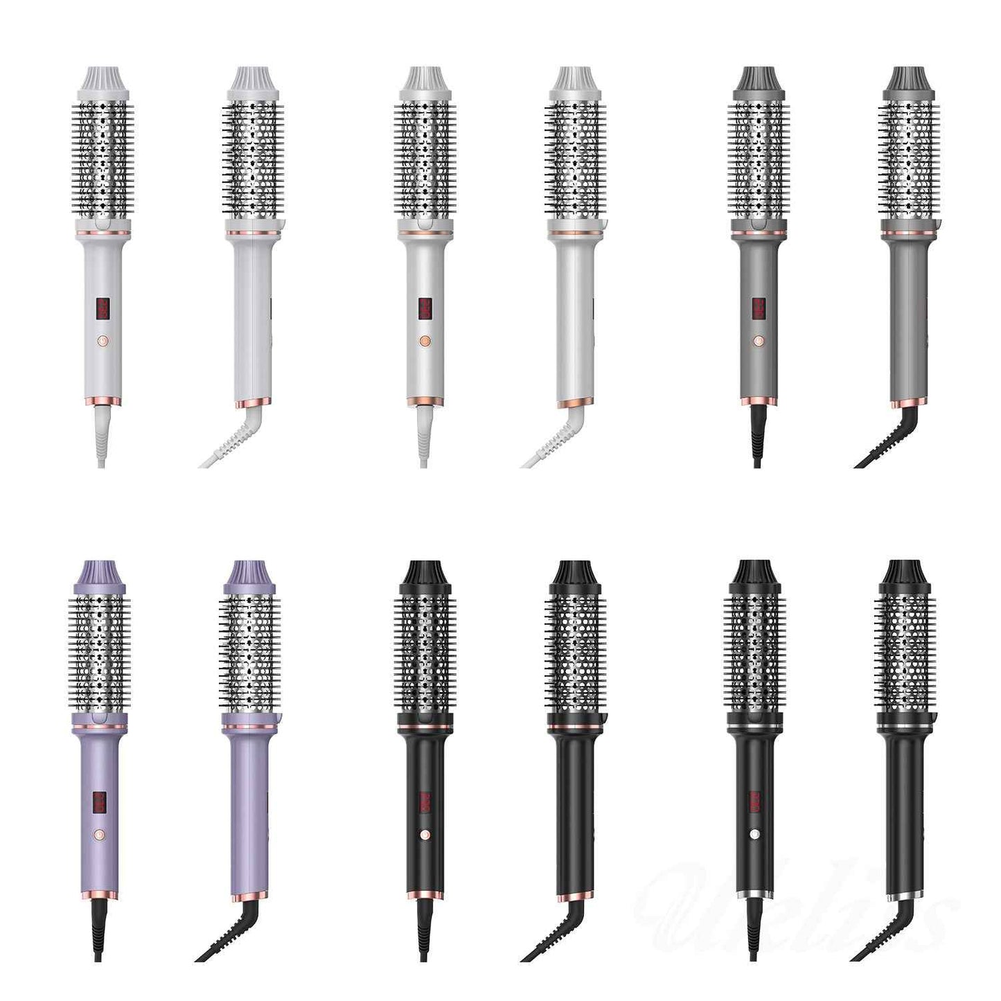 Multifunctional Hair Styling Comb with Temperature Control