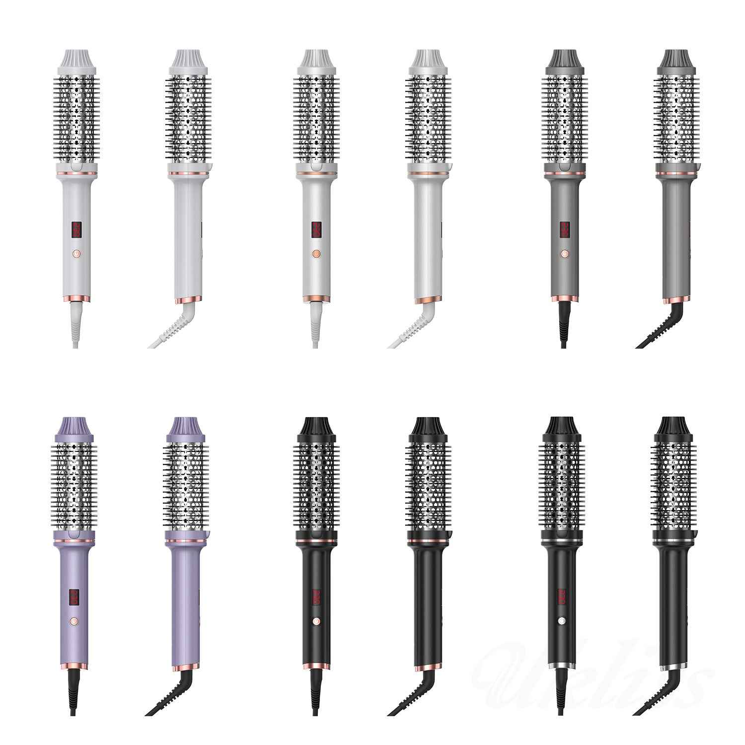 Multifunctional Hair Styling Comb with Temperature Control