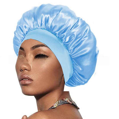 Satin Hair Bonnet, Night Sleep Caps