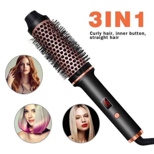 Multifunctional Hair Styling Comb with Temperature Control