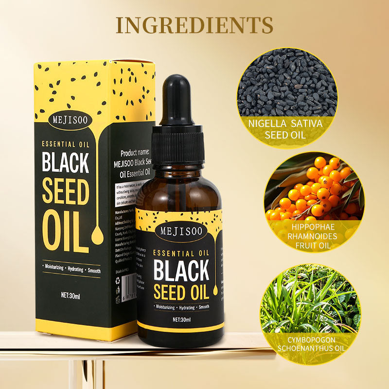 Glättendes Haaröl mit Schwarzkümmelöl