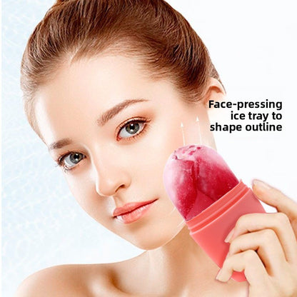 Platin-Silikon-Gesichts-Eisroller für Massage und Hautpflege