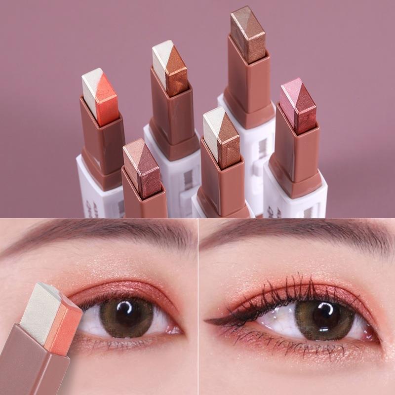 Duo-Lidschattenstift mit Glitzer- und mattem Finish