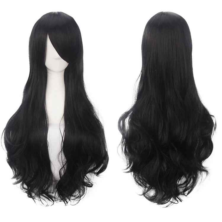Long Curly Synthetic Wig with Button Net