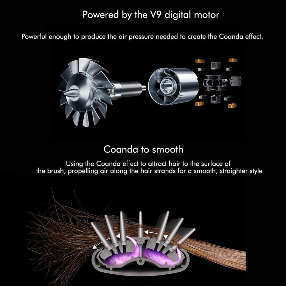 Multifunktionaler Haarstyler mit Warmluftkamm
