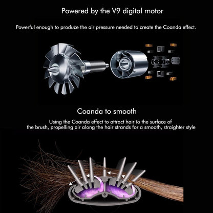Multifunktionaler Haarstyler mit Warmluftkamm