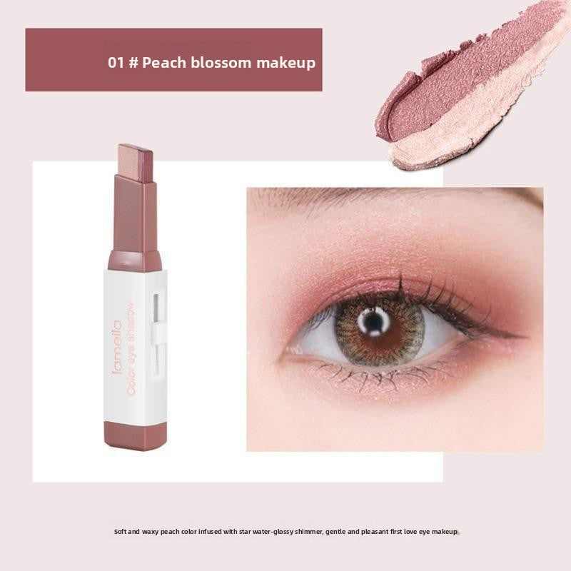 Duo-Lidschattenstift mit Glitzer- und mattem Finish