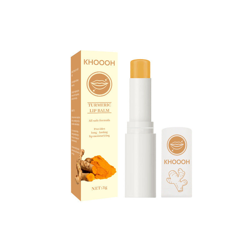KHOOOH Kurkuma Feuchtigkeitsspendender Lippenstift-Balsam