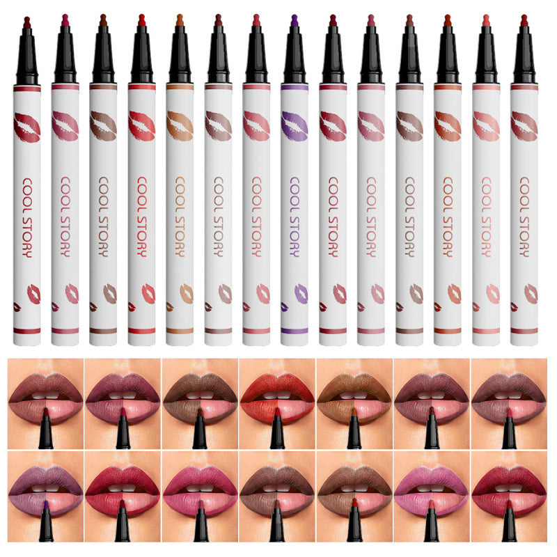 Matter flüssiger Lippenstift-Stift