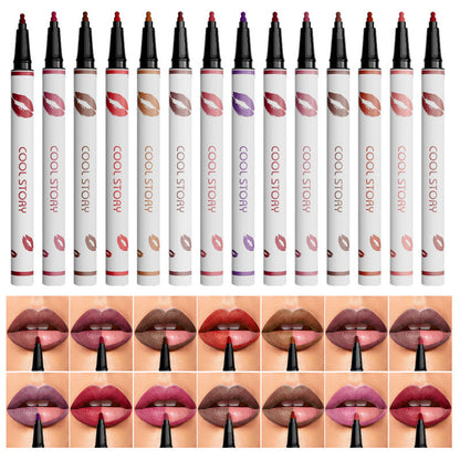 Matter flüssiger Lippenstift-Stift