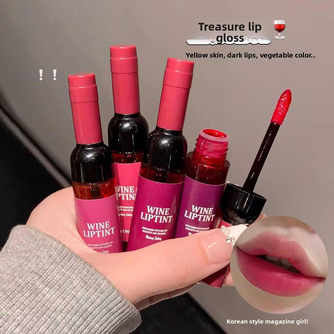 Wein-Lippenstift-Creme