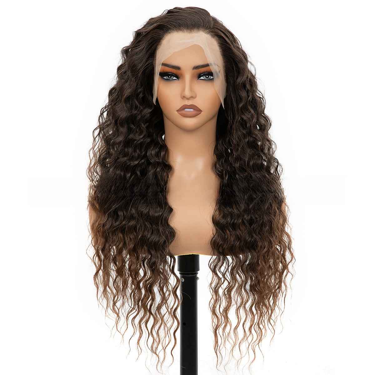 Long Curly Lace Front Synthetic Wig