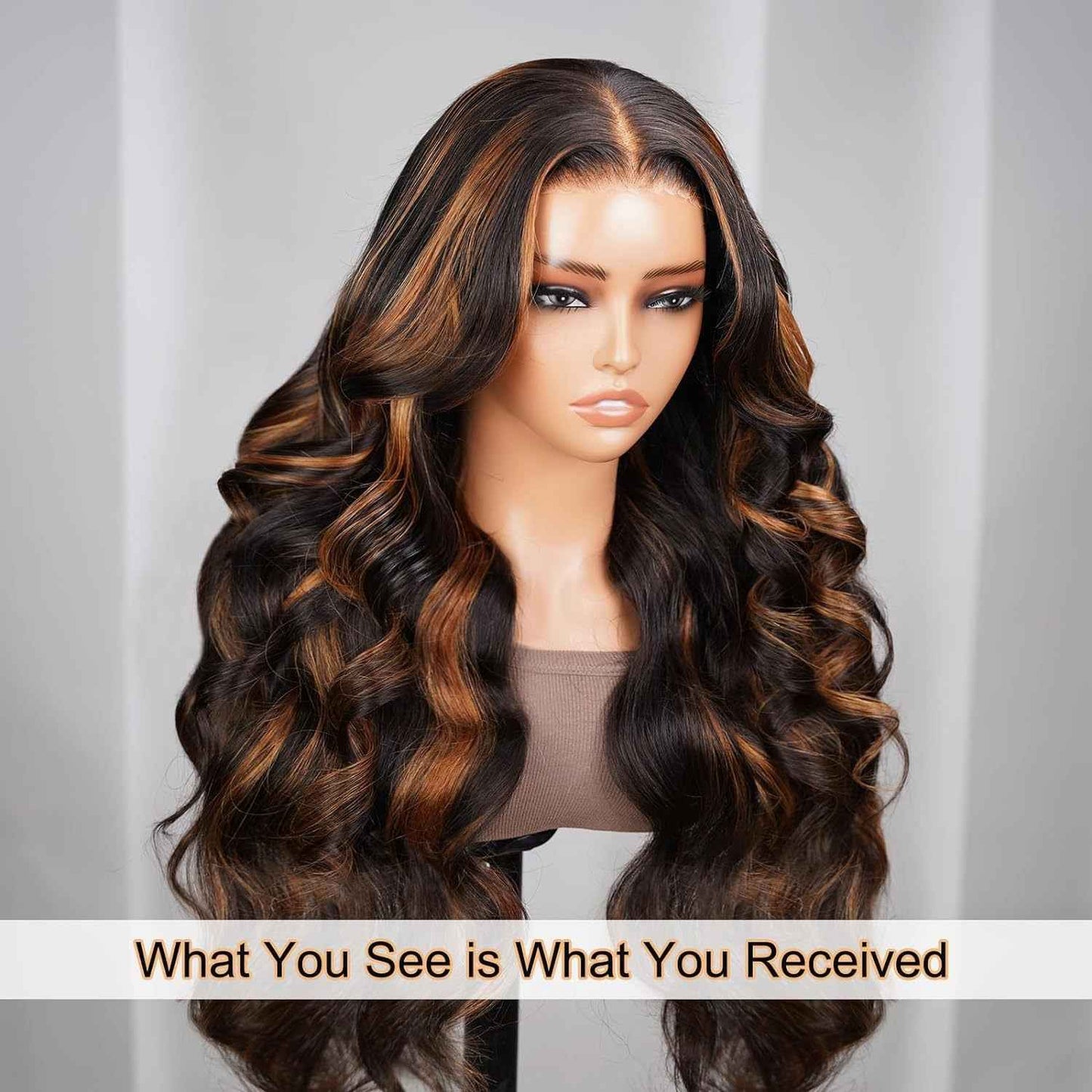 Lace Front Synthetic Wig Long Curly Hair