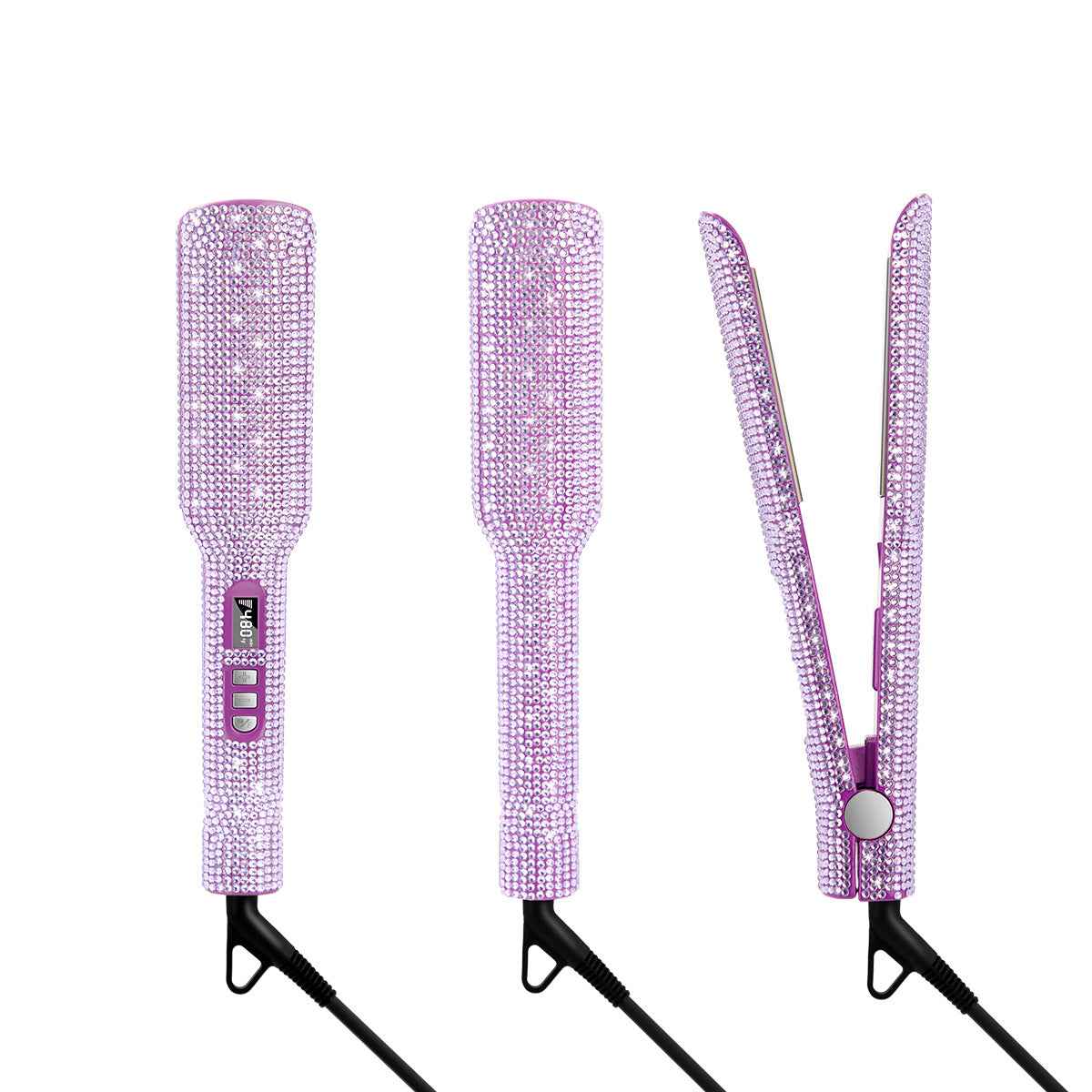 Crystal Diamond Hair Straightener Flat Iron
