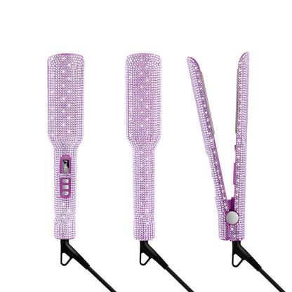 Crystal Diamond Hair Straightener Flat Iron